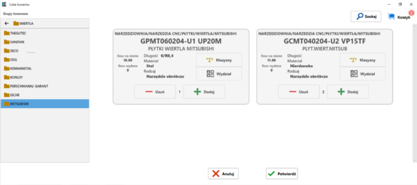 Narzędziownia Comarch ERP XL