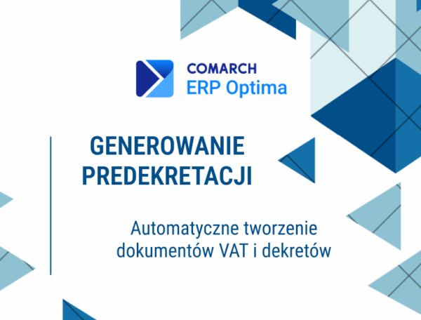 Program do automatycznego tworzenia dokumentów VAT i dekretacji