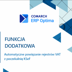 Automatyczne powiązanie rejestrów VAT z poczekalnią KSeF